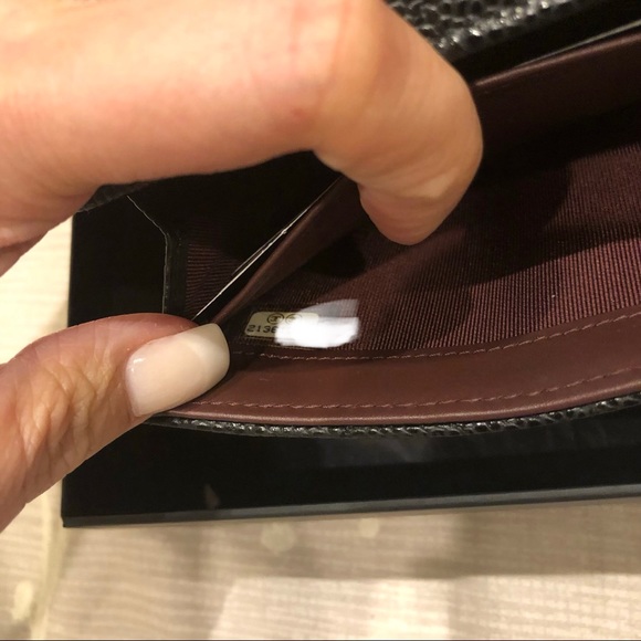 ❌SOLD❌ CHANEL Black Caviar Large Flap Wallet - Picture 8 of 8